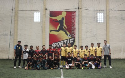 Tim Futsal MI Ma'arif NU Kapandayan Gelar Uji Coba Perdana Melawan MI PUI Ciawigebang
